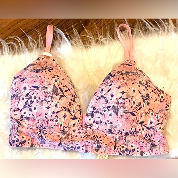 Beautiful Lucky Brand light pink floral bra. Size 36C - Picture 1 of 17